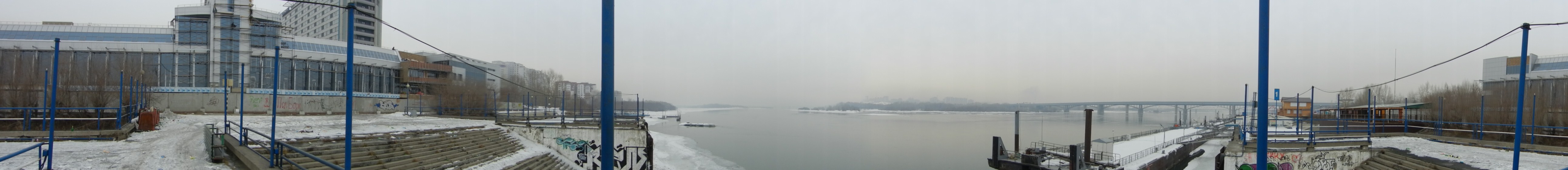 Река Обь, Новосибирск