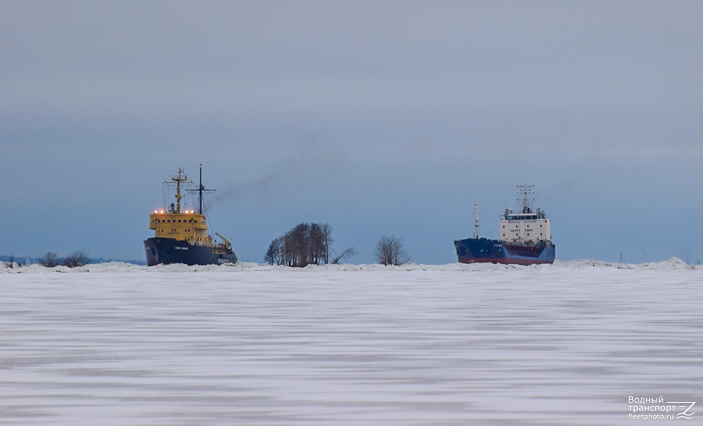 Семён Дежнёв, Сердолик. Морской канал