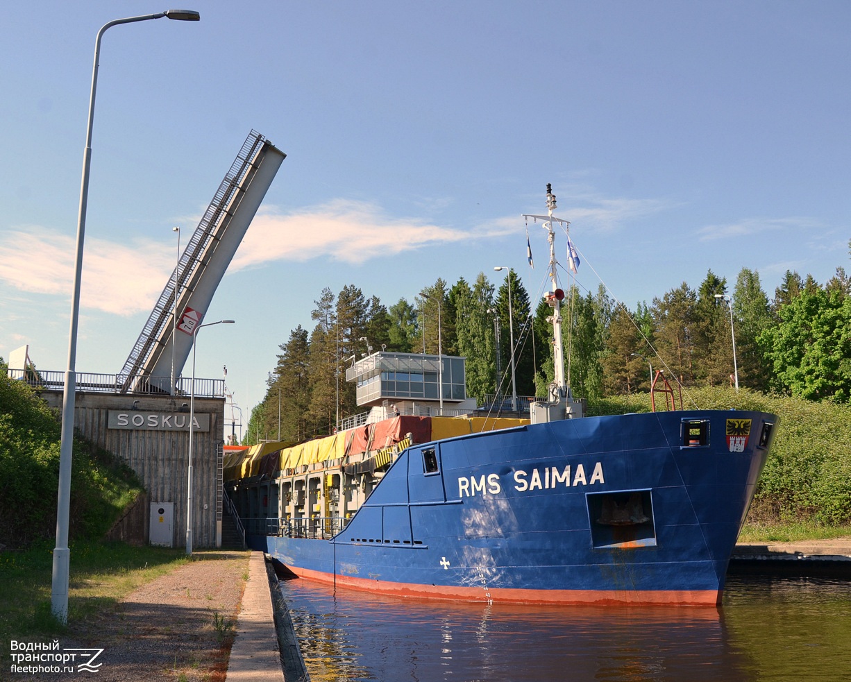 RMS Saimaa. Финляндия, Шлюз Соскуа