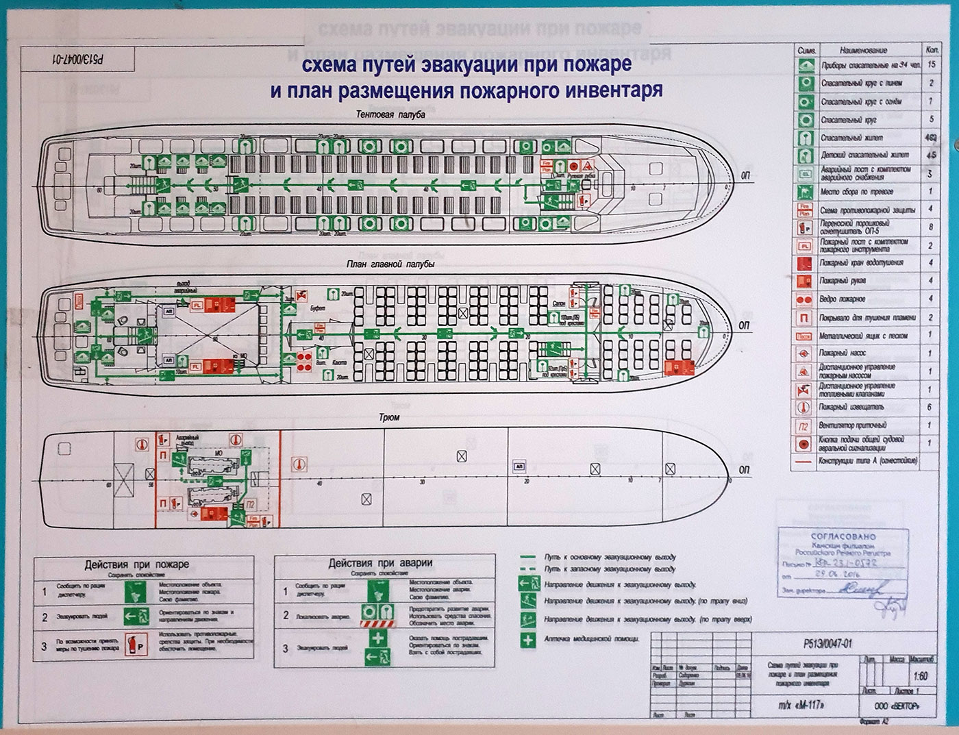 Москва-117. Планы, схемы, таблицы с судов