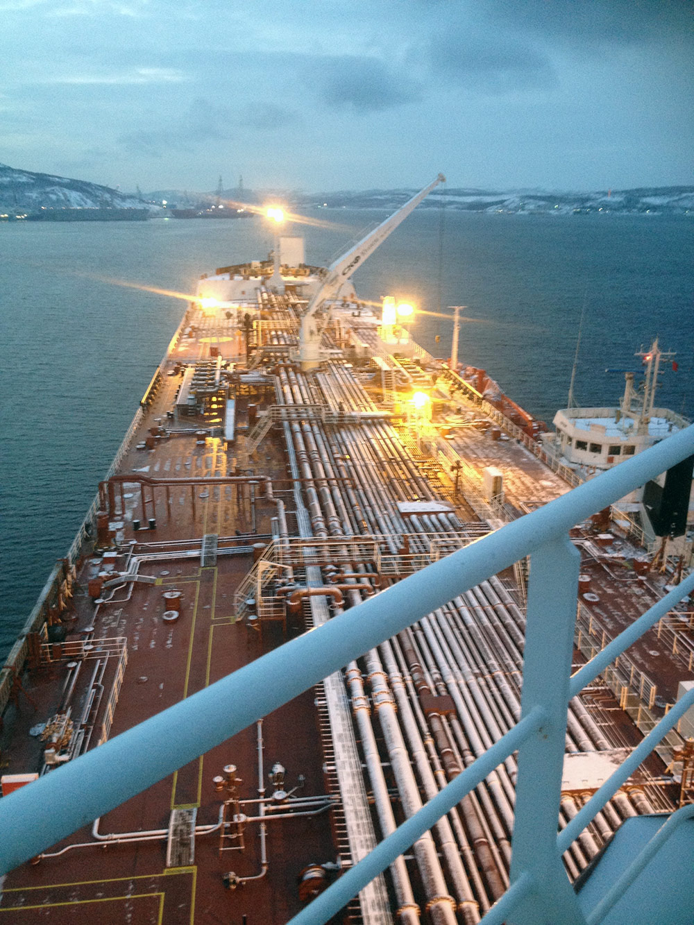 Тимофей Гуженко. View from wheelhouses and bridge wings