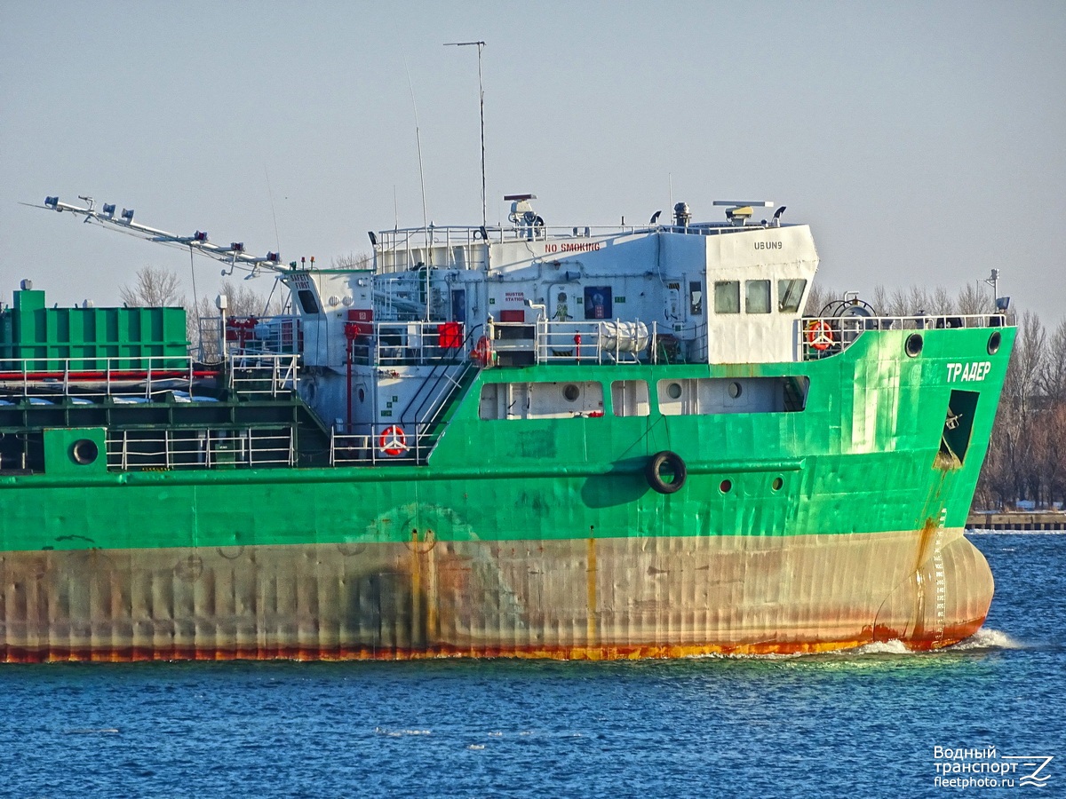 Традер. Vessel superstructures