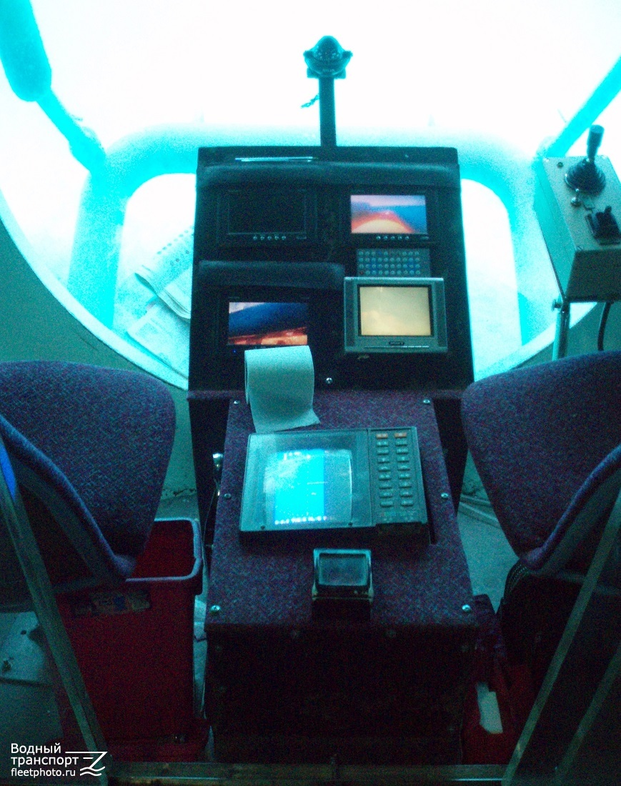 Sindbad I. Wheelhouses, Control panels