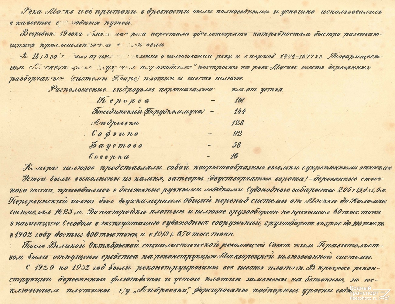 Альбом "100 лет московской шлюзовой системе"