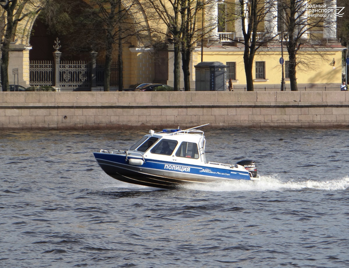 Неопознанное судно - проект NorthSilver PRO 665 M Cabin. Северодвинский / Северо-Западный / Беломорско-Онежский / Печорский бассейн