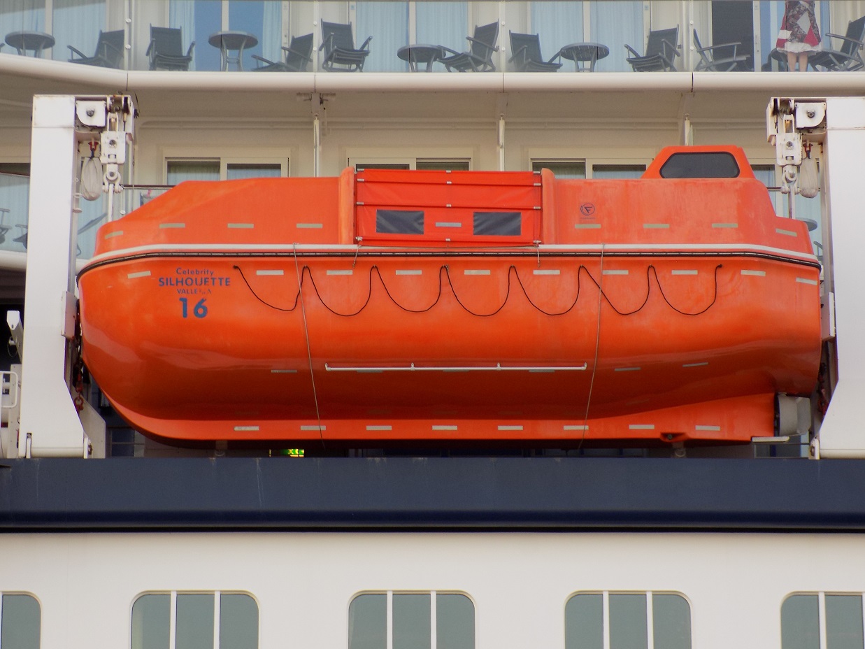 Celebrity Silhouette. Lifeboats