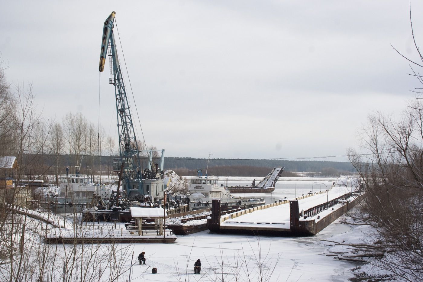 РТ-454, КПЛ-19-83, Михаил Евдокимов, Наплавной мост для г. Бийска №3