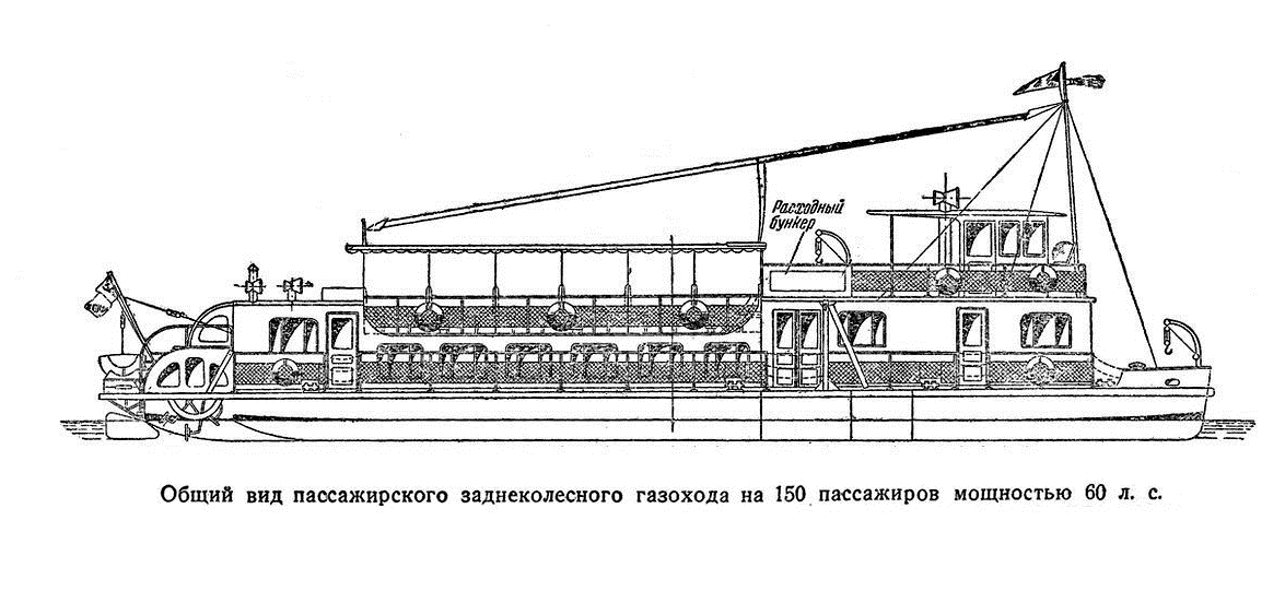 Неопознанное судно - тип Т (газоход). Планы, схемы, таблицы с судов, Книги, фотоальбомы и периодические издания