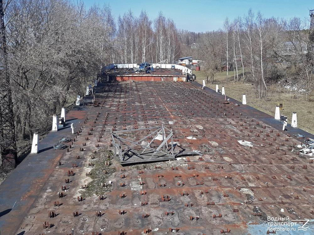 Ока-26. View from wheelhouses and bridge wings, Deck views