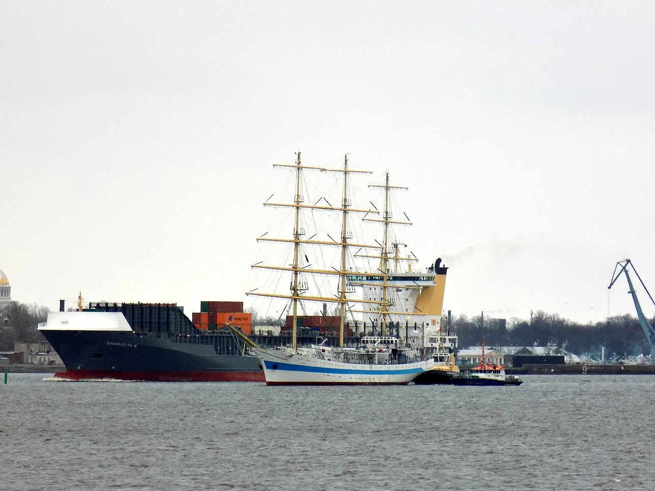 Charlotta B, Мир, Петергоф, Лоцман Баскаков
