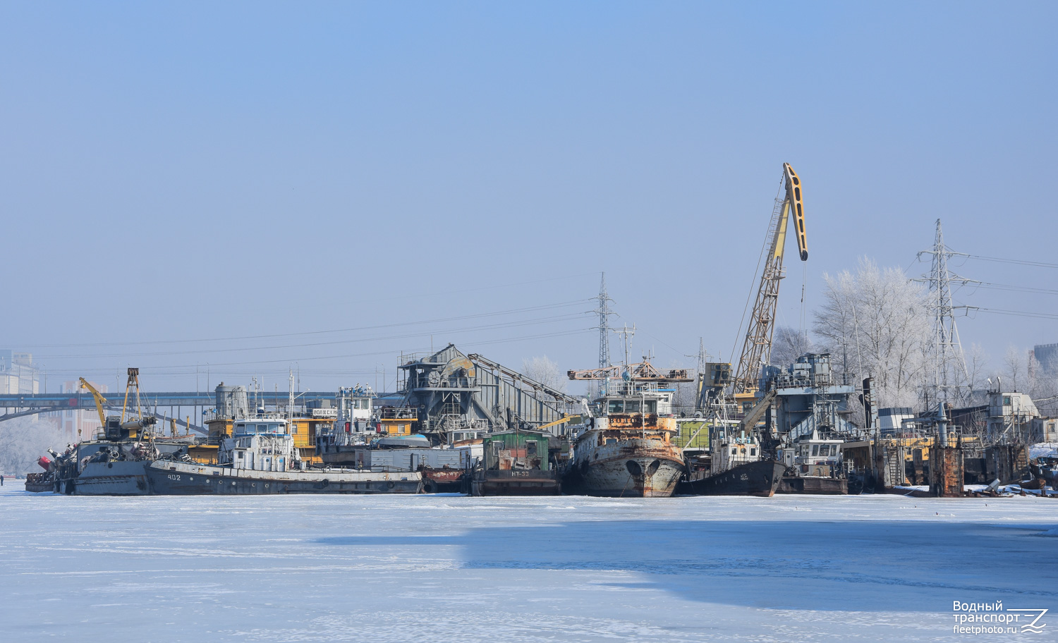 402, НТ-33, Водопад, 409, Плавкран-170