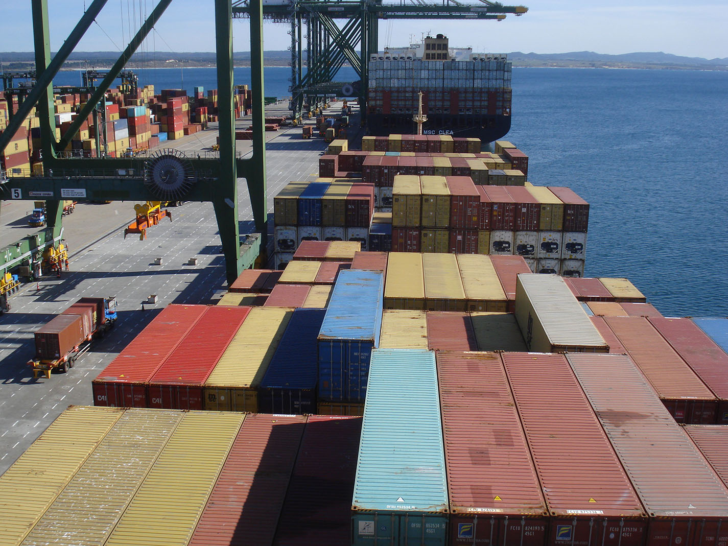 MSC Mandy. View from wheelhouses and bridge wings