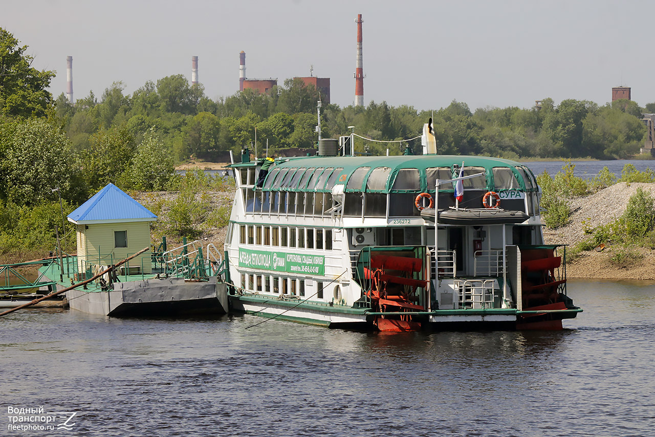 Причал загородного отеля "Волга", Сура