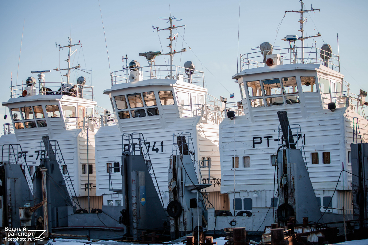 РТ-784, РТ-741, РТ-671. Vessel superstructures
