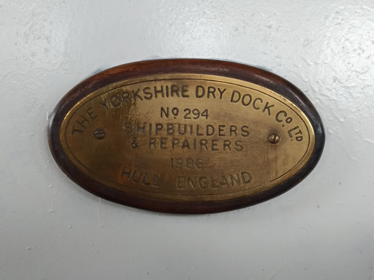 Berk. Shipbuilder's Makers Plates