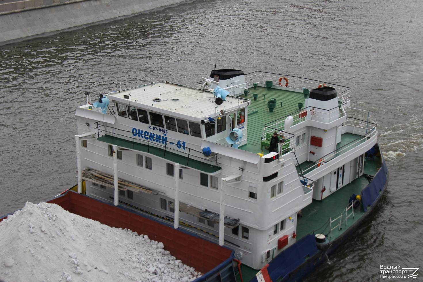 Окский-61. Vessel superstructures