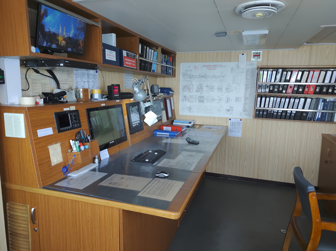 Николай Великий. Wheelhouses, Control panels