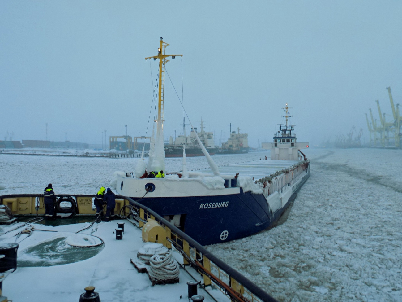 Семён Дежнёв, Roseburg. On-board photos