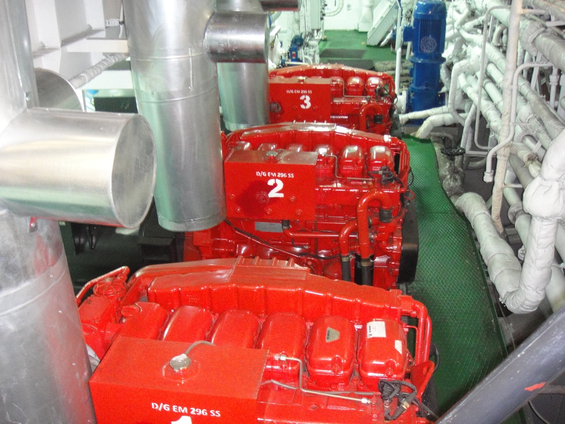 SVL Pride. Engine Rooms