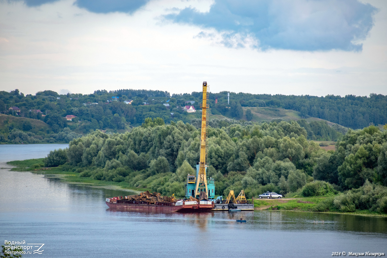 Касимовский наплавной мост, Т-300, ПК-4