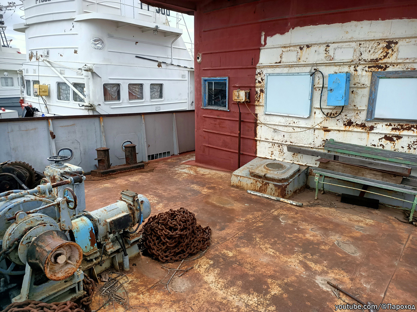 РТ-167. Elements and details, Vessel superstructures, Deck views