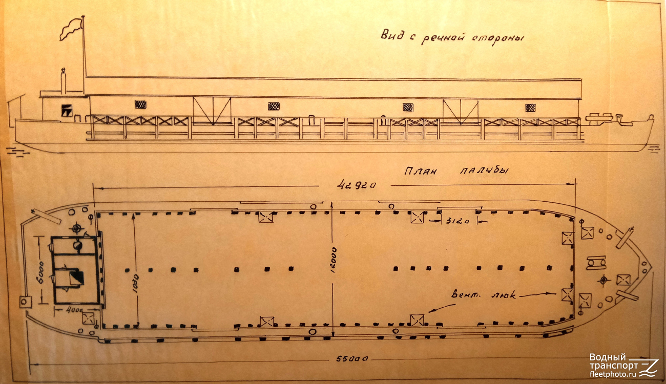 Д-8. Планы, схемы, таблицы с судов