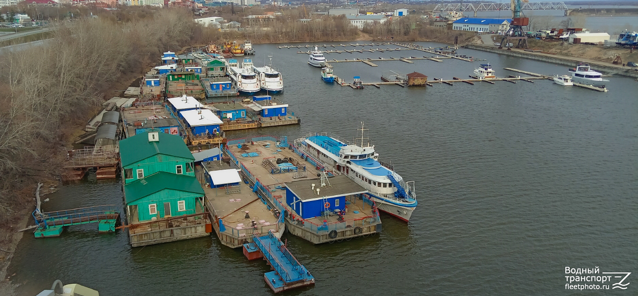 Дебаркадер-366, Понтон-869, Понтон-920, ОМ-318. Самара
