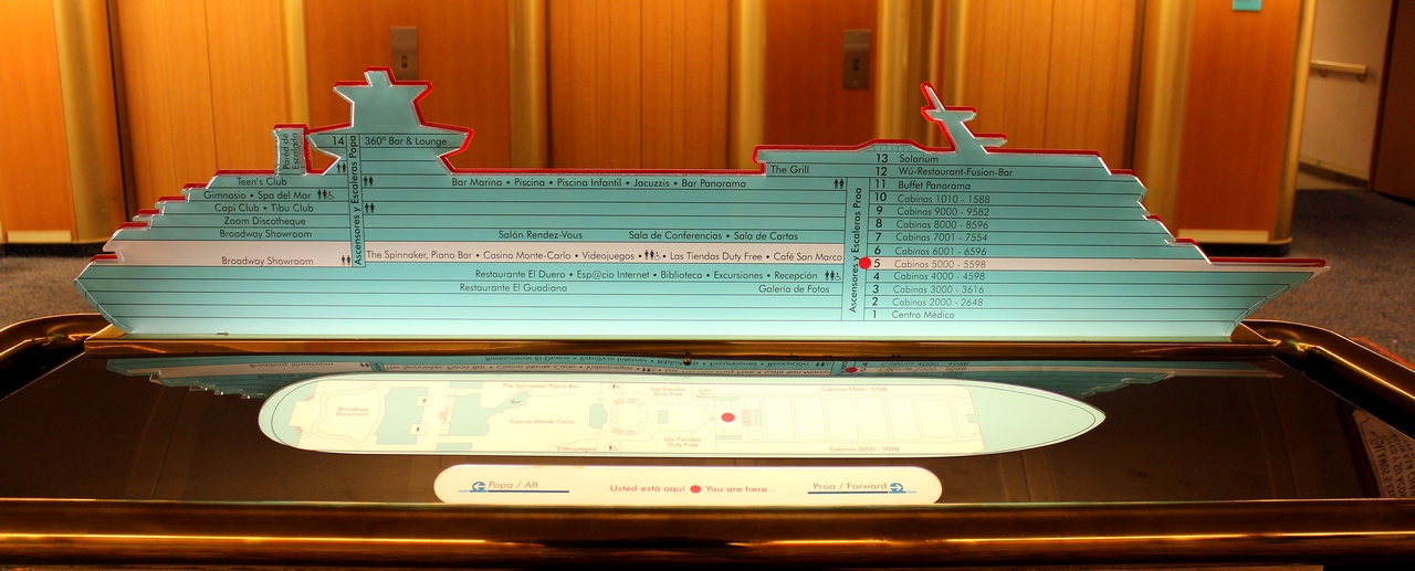 Sovereign. Планы, схемы, таблицы с судов