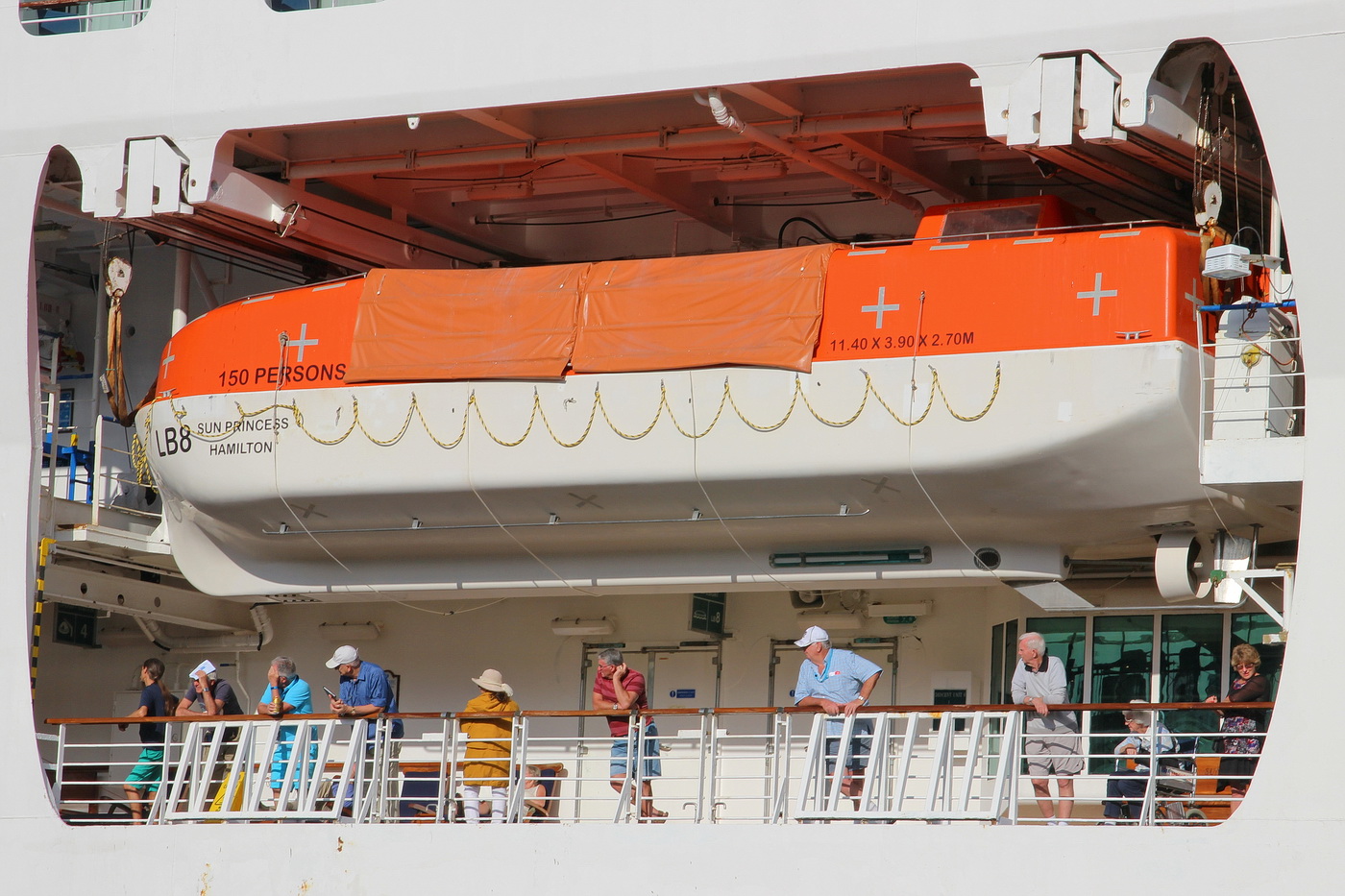 Sun Princess. Шлюпки и катера
