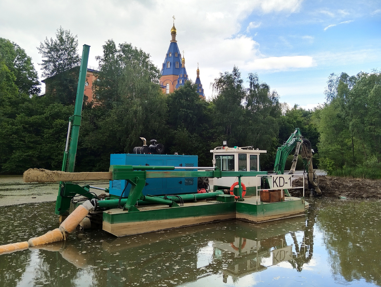 Неопознанное судно - класс Земснаряд. Московский бассейн