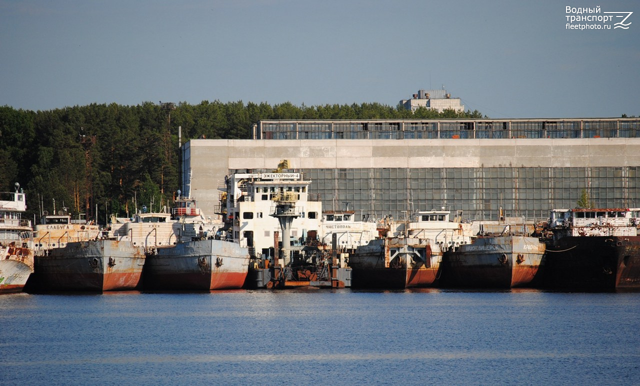 Елабуга, Ржев, Эжекторный-4, Чистополь, Красновишерск, София