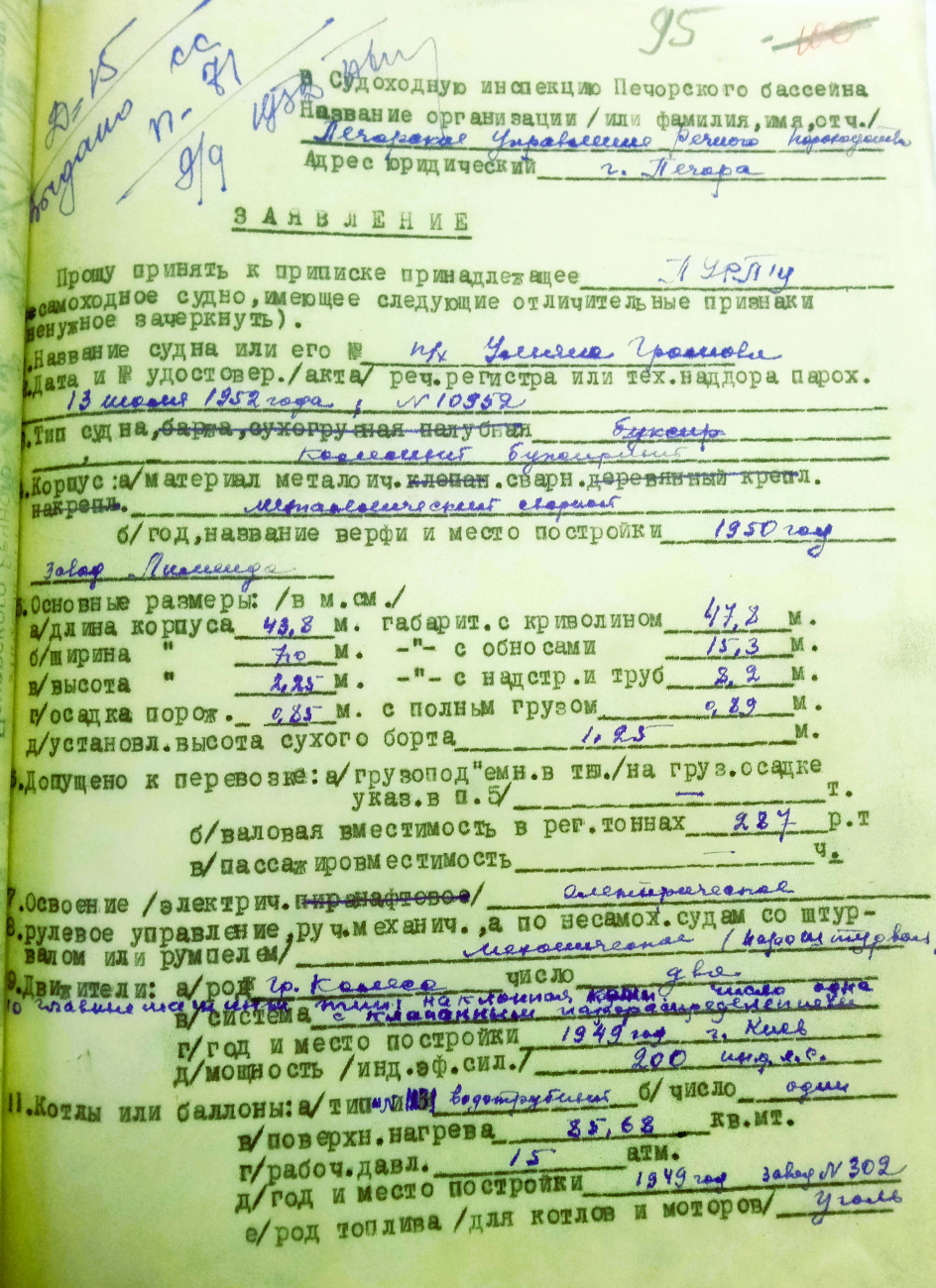 Ульяна Громова. Официальные документы (приказы, распоряжения, рапорты и пр.)