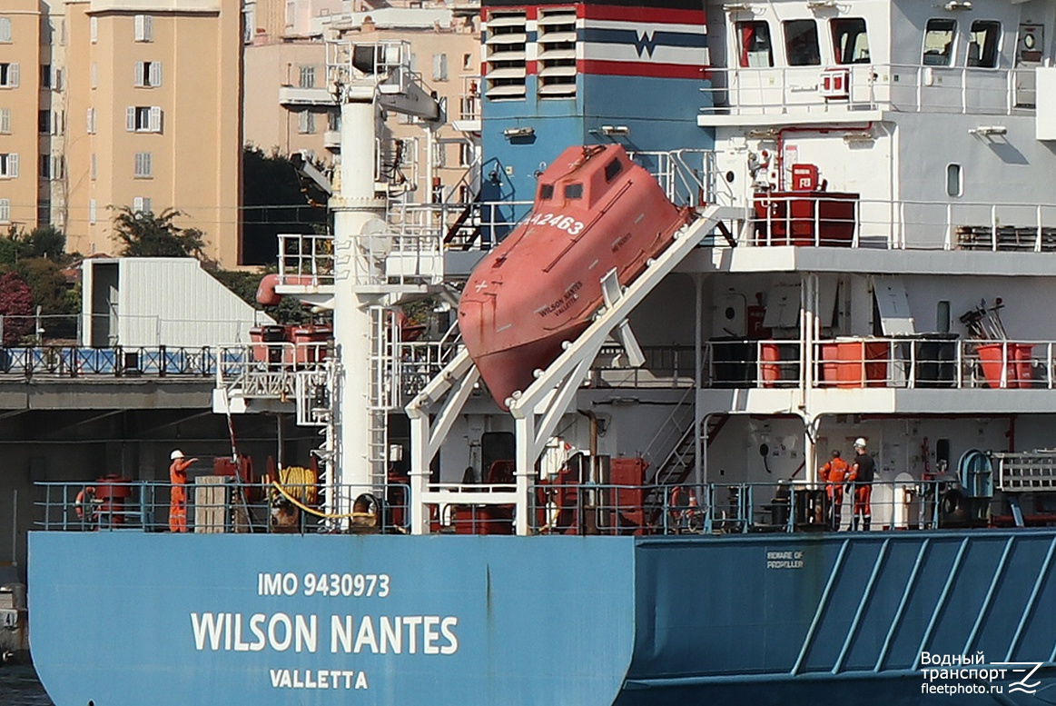Wilson Nantes. Шлюпки и катера