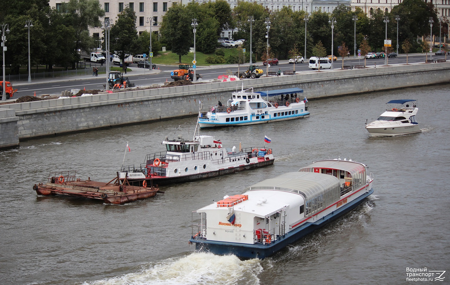 (Трал МРГС), Путейский-6, М-88, Москва Ривер, МА 9158 RUS 50