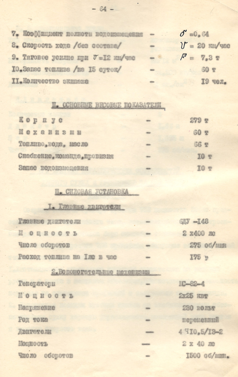 ОТ-801. Планы, схемы, таблицы с судов