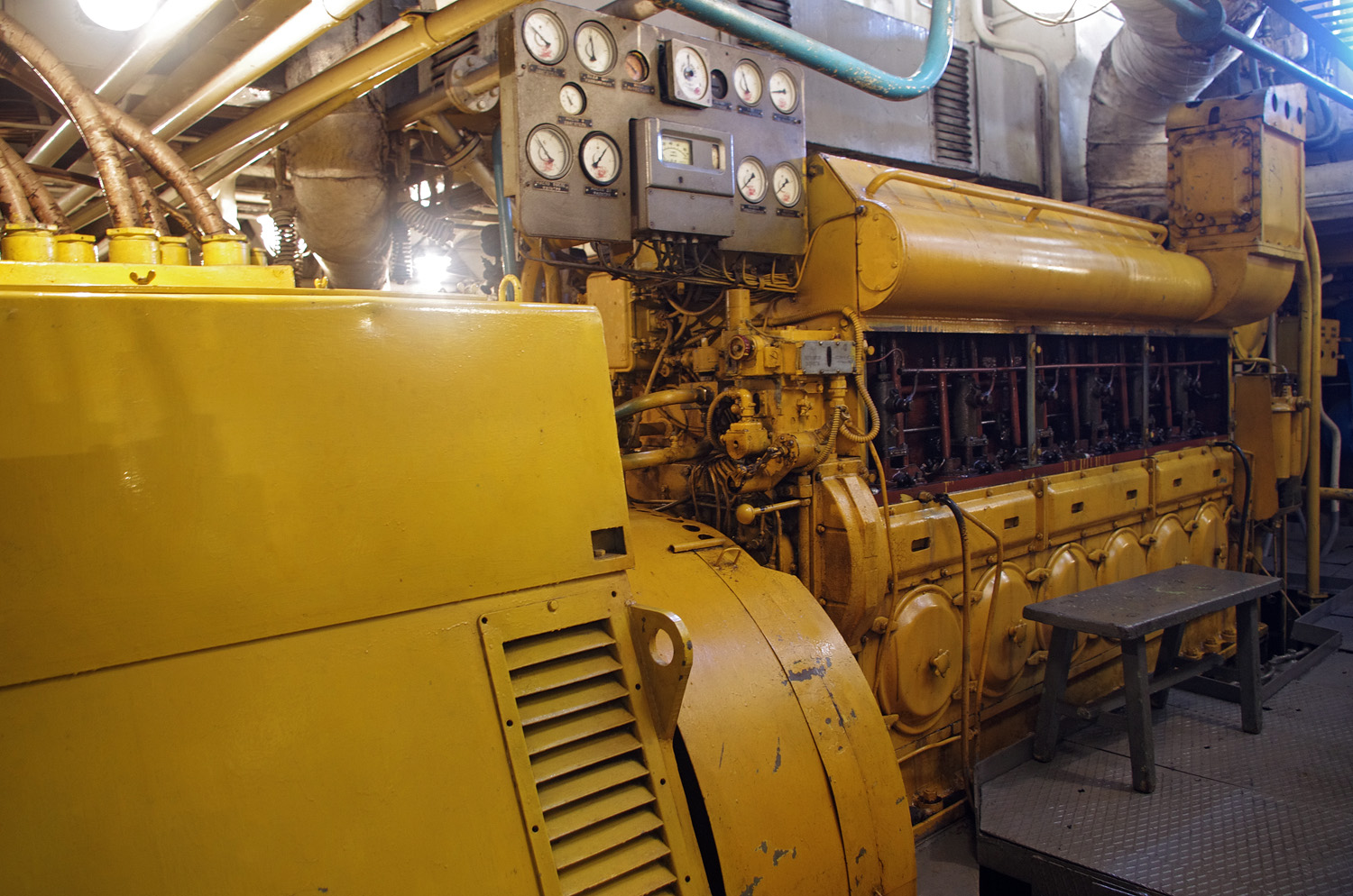 Волжский-514. Engine Rooms
