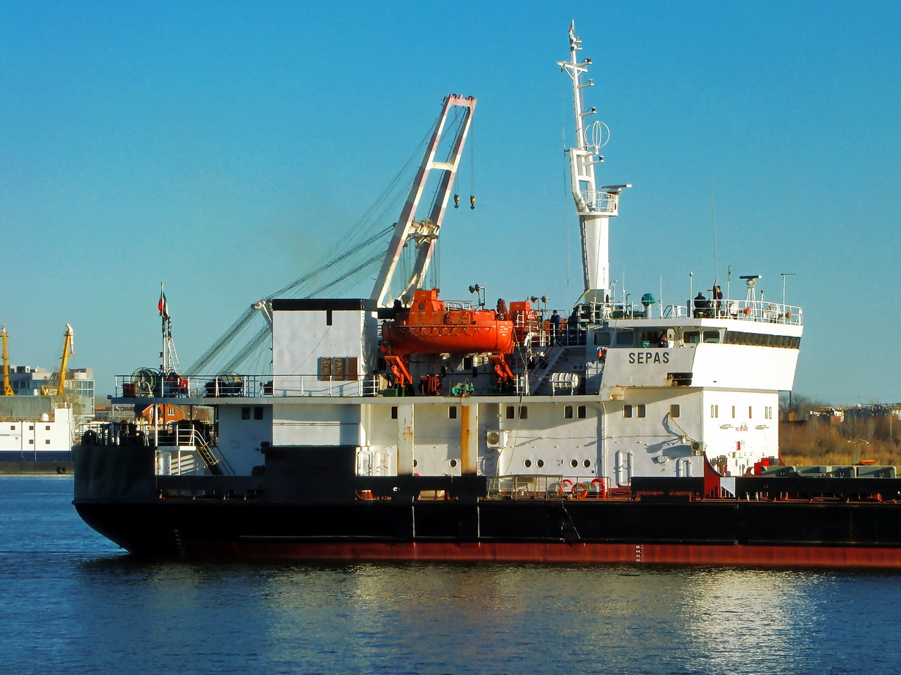 Sepas. Vessel superstructures