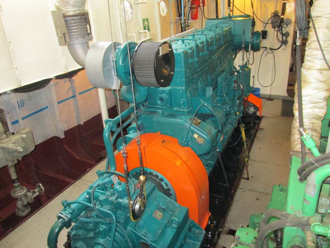 РТ-382. Машинные отделения