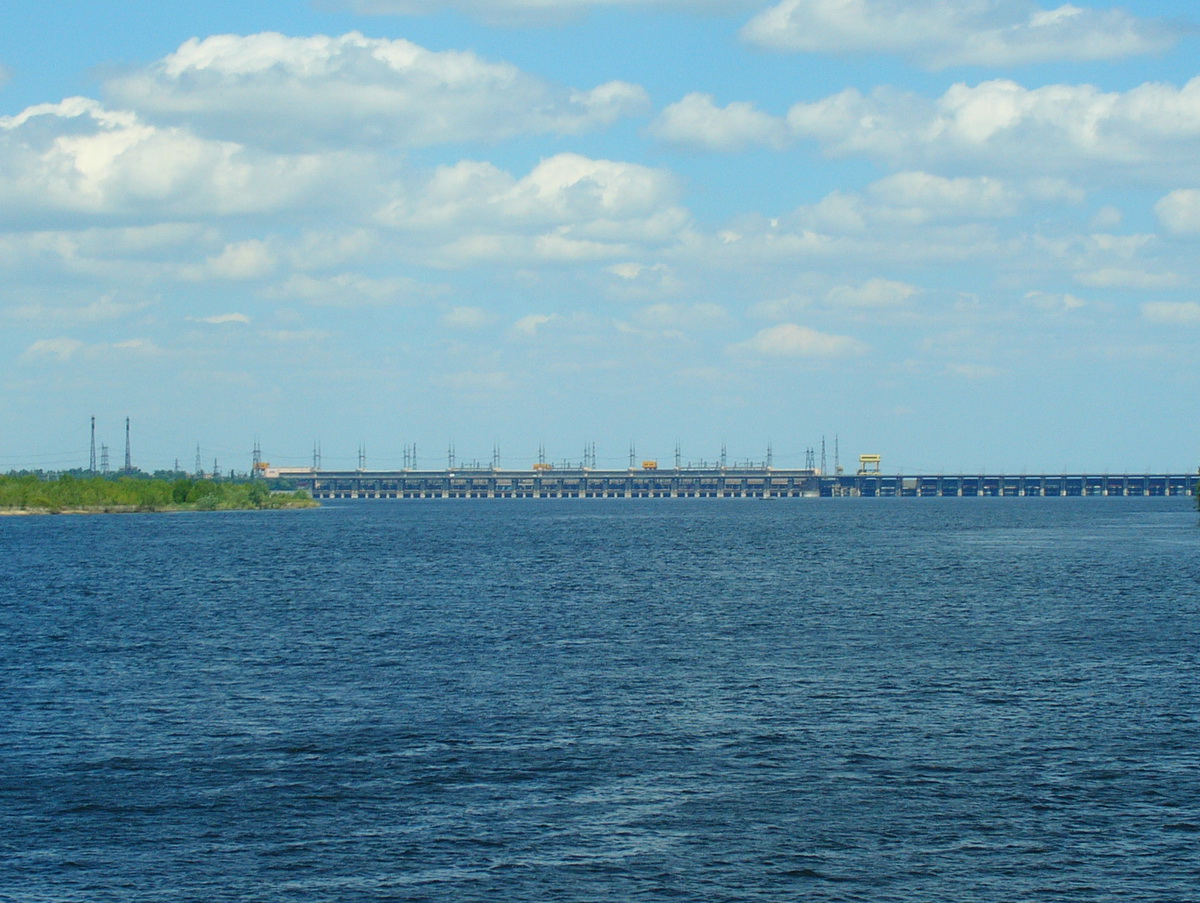 Река Волга Волжская ГЭС