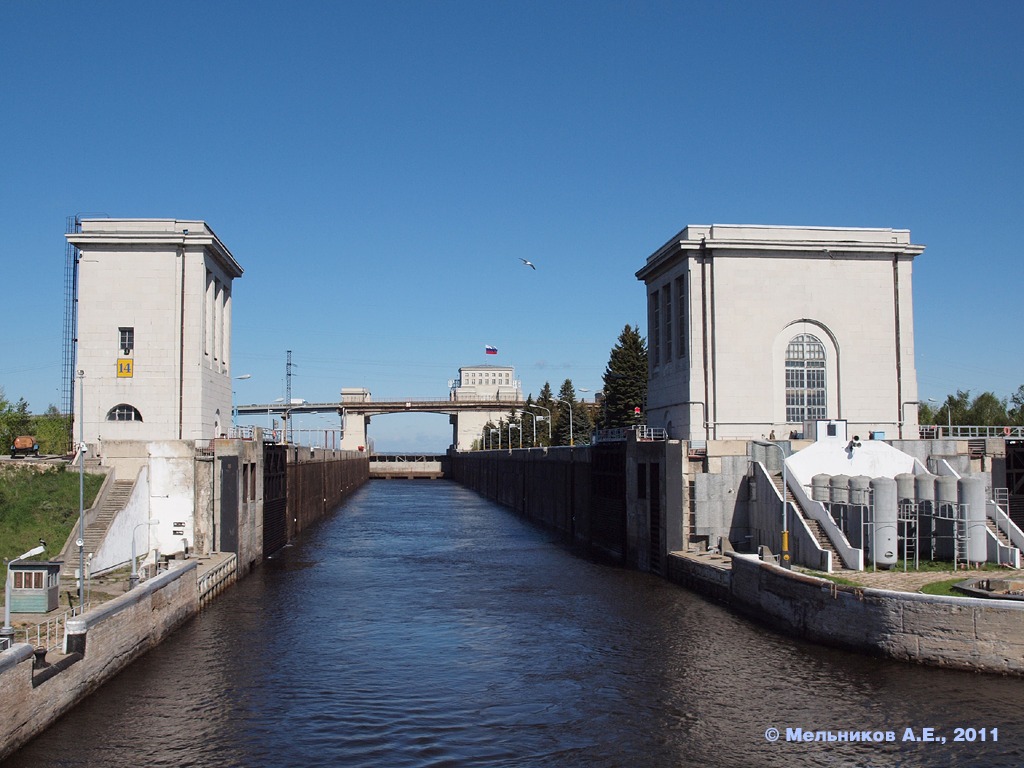 Городецкий шлюз карта