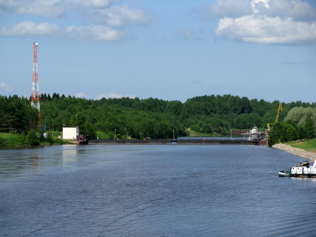 Понтон №1, Понтон №2. Volga-Baltic waterway