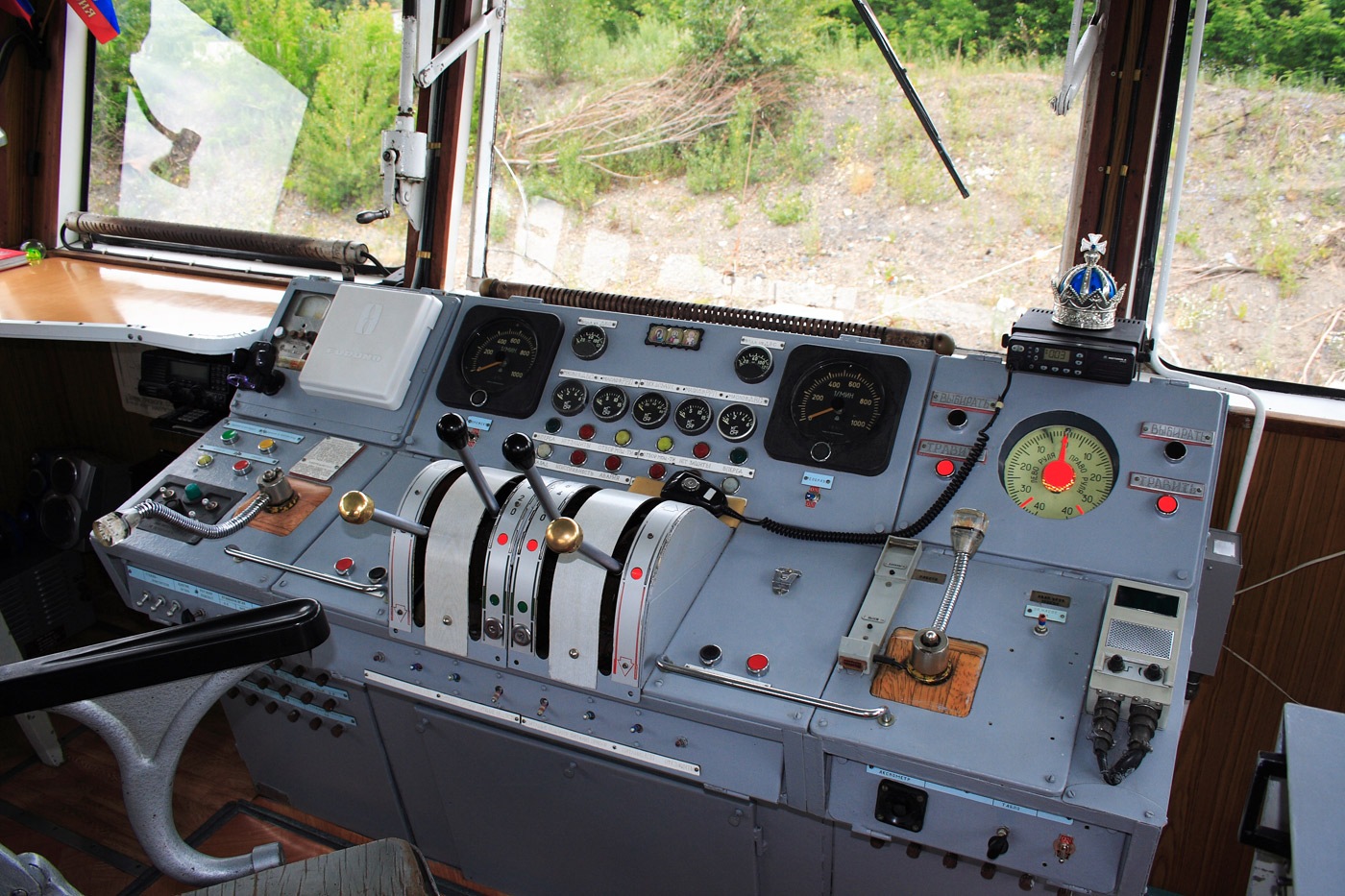 РТ-452. Wheelhouses, Control panels