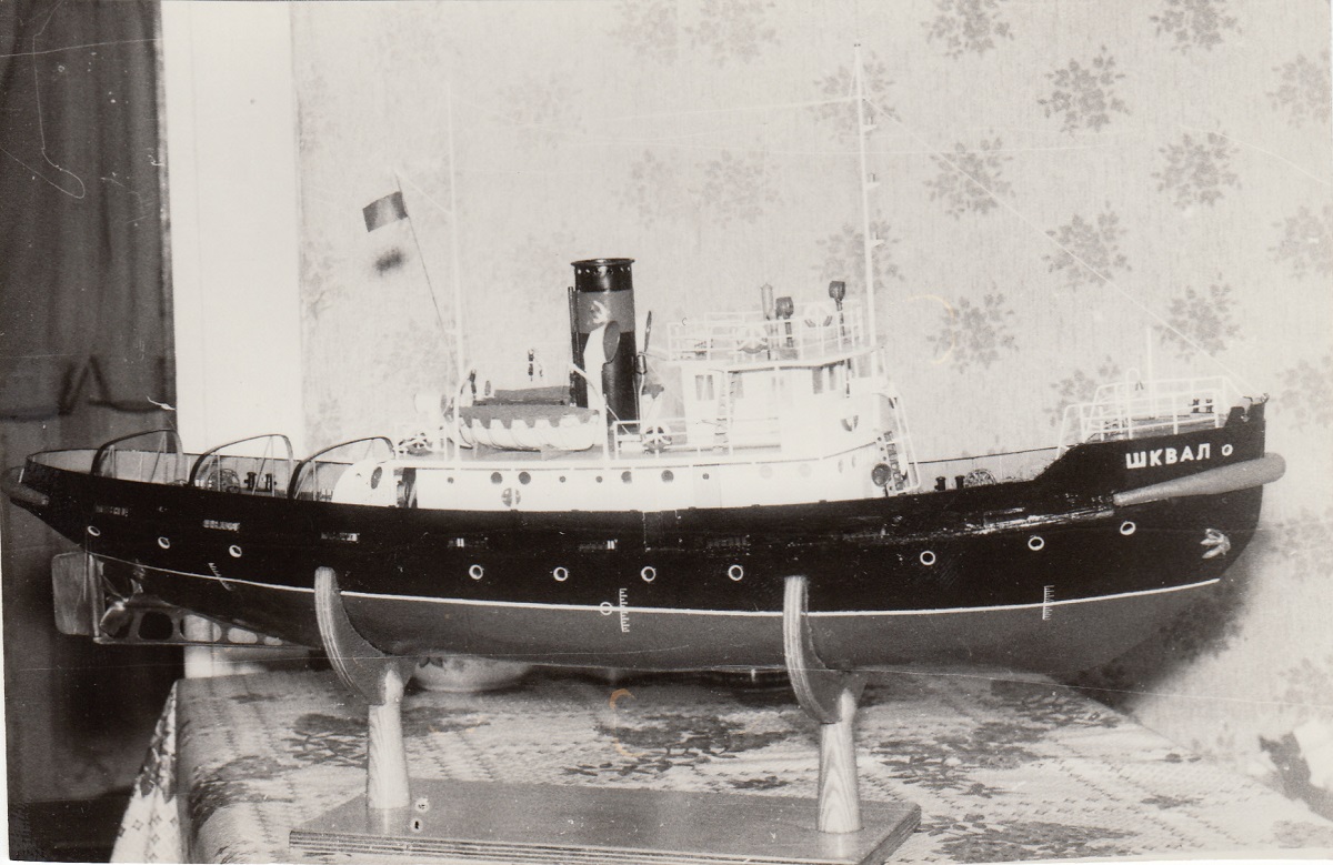 Неопознанное судно - проект 730, тип Аян. Модели гражданских судов