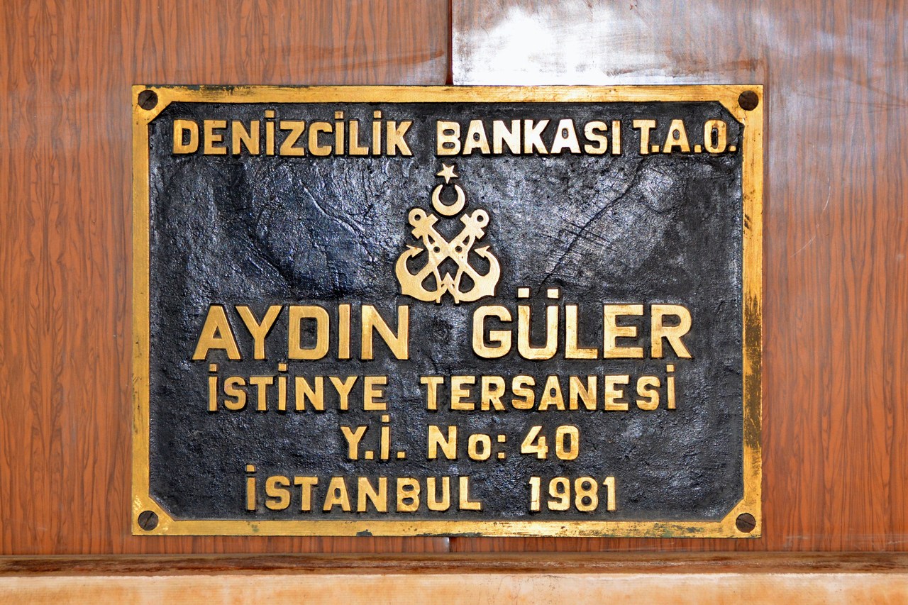 Aydin Guler. Shipbuilder's Makers Plates