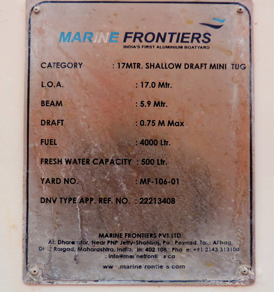 MF-106-01. Shipbuilder's Makers Plates