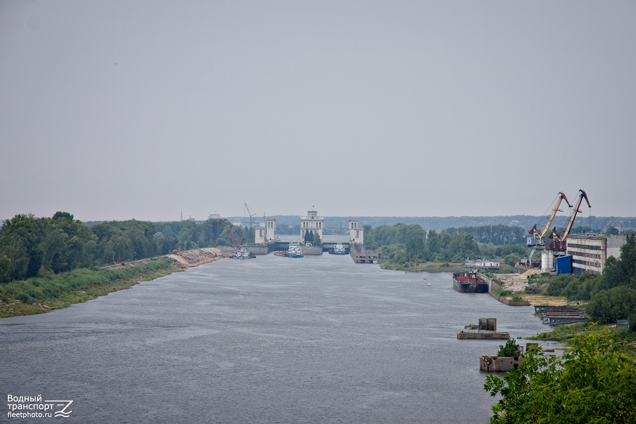 Городецкий гидроузел (шлюзы №№ 13/14 и 15/16)