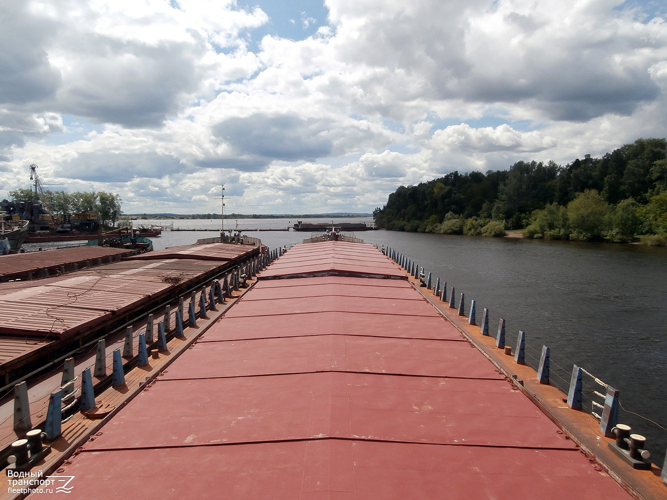 Тарту. View from wheelhouses and bridge wings, Deck views
