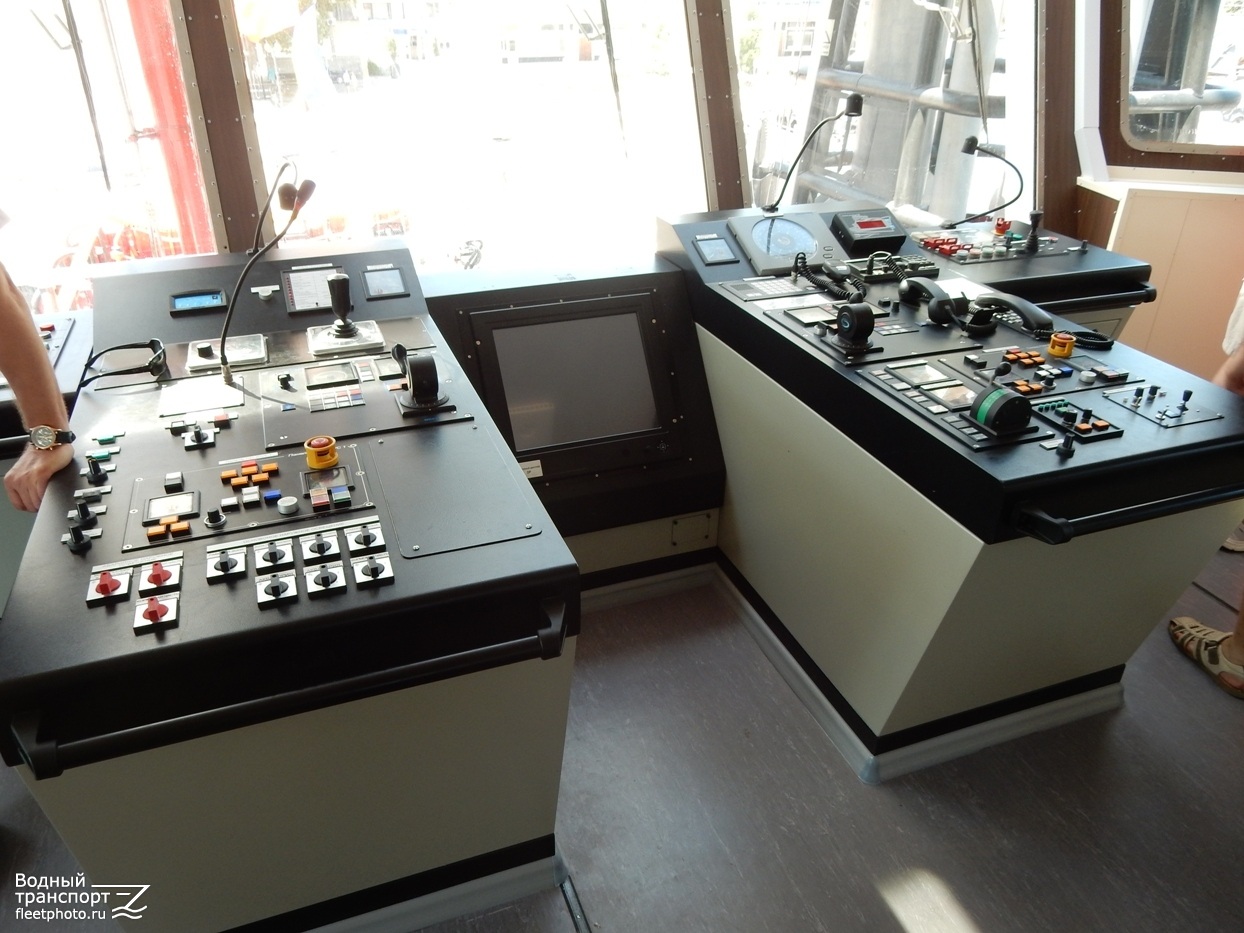 Профессор Николай Муру. Wheelhouses, Control panels
