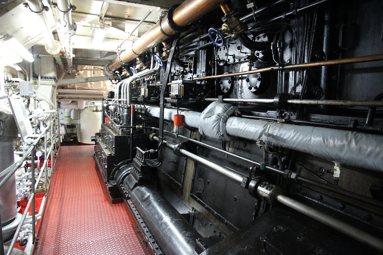 Cap San Diego. Engine Rooms