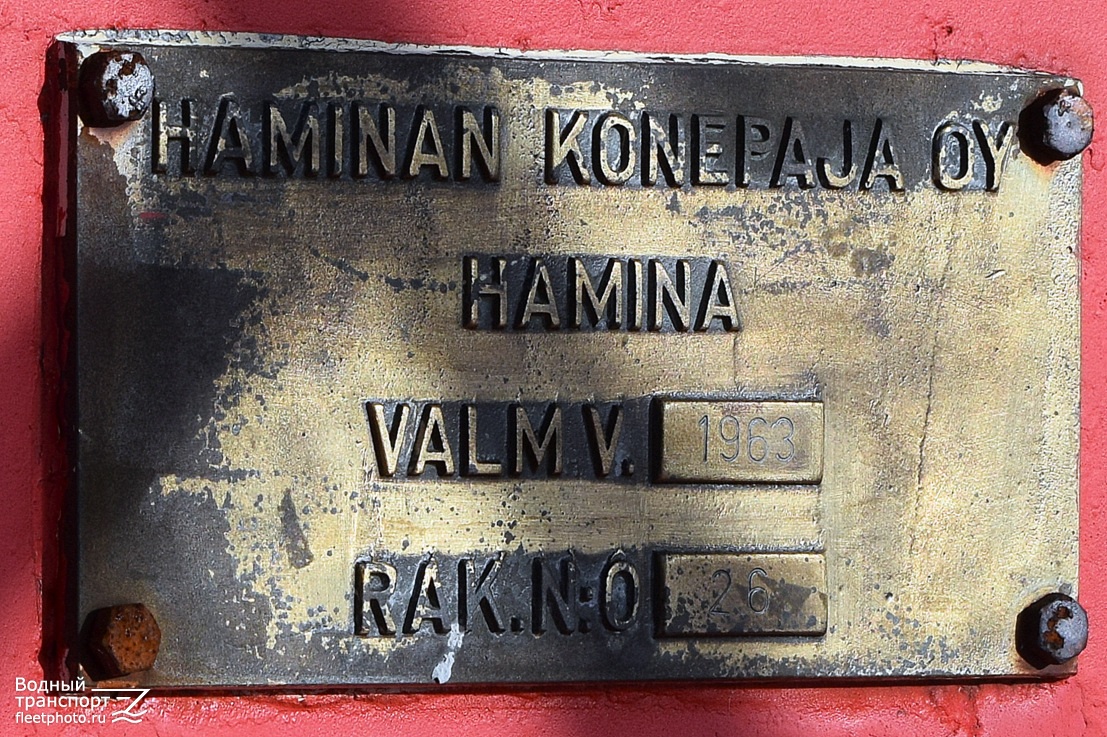 L-102. Shipbuilder's Makers Plates